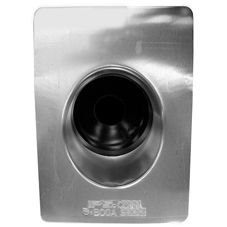 Jones Stephens 2in. Aluminum Roof Flashing with 8-3/4in. x 12-1/2in. Flange R45200